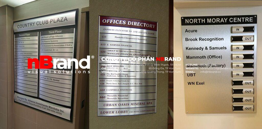 Bảng chỉ dẫn toà nhà Bảng chỉ dẫn toà nhà